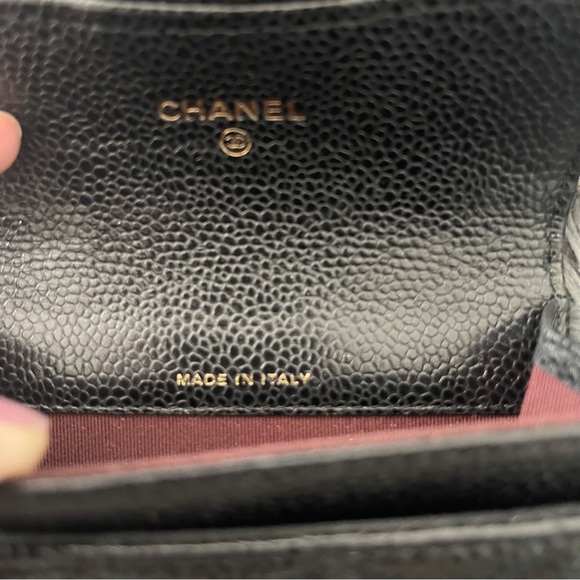 ⭐️SOLD to a lovely buyer ⭐️ AUTHENTIC Chanel Flap Card Holder - Picture 2 of 16